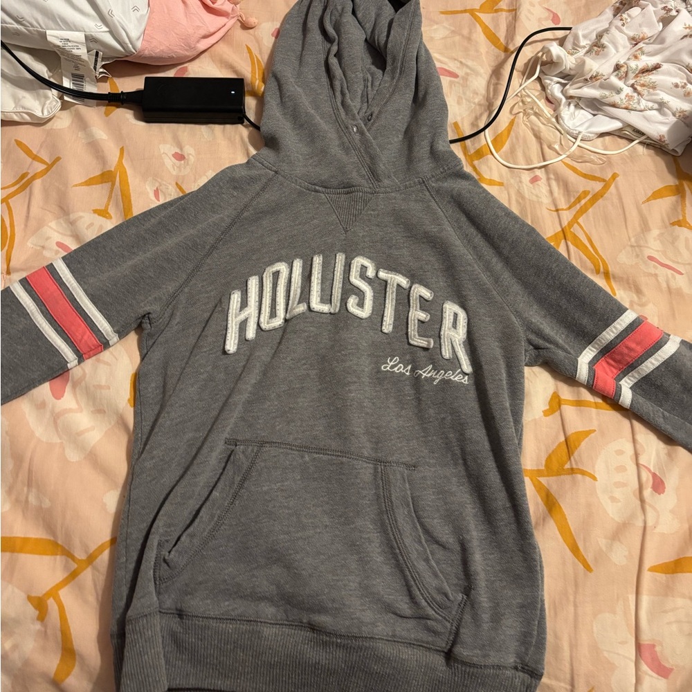 Gray Hollister Hoodie